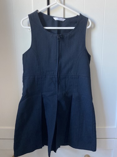 Girls pleated pinafore - m&s,