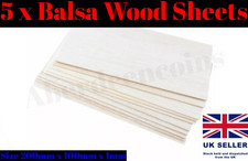 5 x Wooden Model Balsa Wood