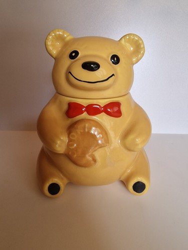 Vintage ceramic teddy bear - vintage,
