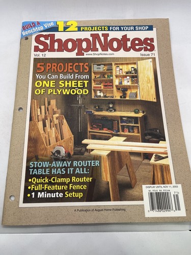 Shopnotes magazine nov 2003 - shopnotes,