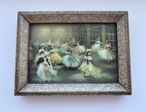 Framed landscape ballet - framed,