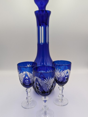 Vintage cobalt blue bohemian - vintage,