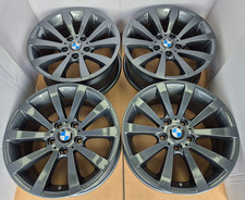 4x GENUINE GUNMETAL BMW 1 2 3