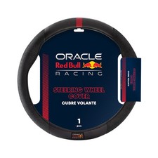 FOR MITSUBISHI PAJERO SHOGUN - RED BULL RACING STEERING WHEEL COVER RED CAR