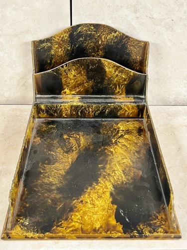 Vintage wooden vaneer covered - wooden,