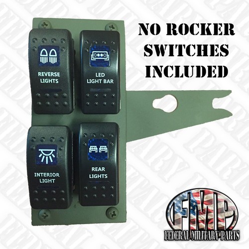 Lighted rocker switch - rocker, 4