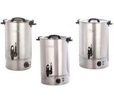 Hot Water Boiler Tea Urn Catering Electric Manual Fill 10L / 20L / 30L - Burco