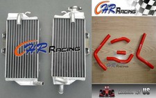 LH&RH ALUMINUM RADIATOR & Red