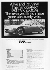 1973 TVR 2500 M Original Print