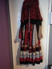 Long Wool Pixie Psy Trance Winter Coat Ladies 10/12/14 Faery Christmas Pagan