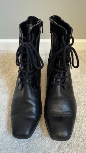 Clarks black leather lace - clarks,
