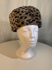 Faux Fur Leopard Turkish Hat