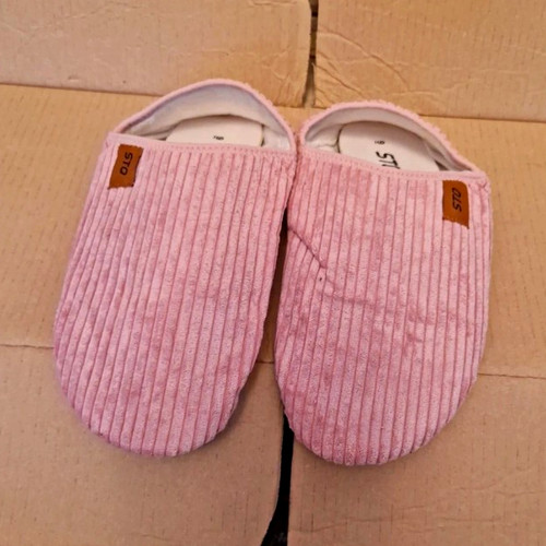 Sinsay pink corduroy slip - sinsay, slip-on