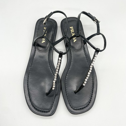 Prada womens tstrap thong - prada, 8