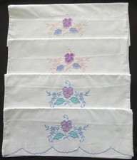 Set of Four Vintage, Cotton