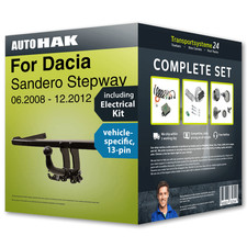 Towbar detachable for DACIA