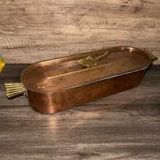 Copper and Brass Fish Poacher