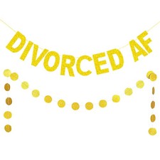 2pcs DIVORCED Divorced Party