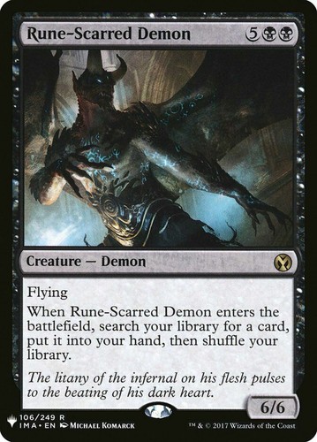 Rune scarred demon - rune-scarred,