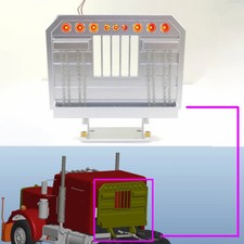 Metal Cab Rear Equipment Rack