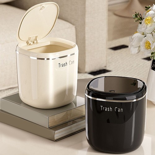 Compact desktop trash bin with - compact,