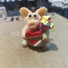 Piggin To A Special Person -  by David Corbridge 2005 VGC No Box flowers