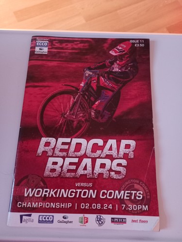 Speedway programme redcar - programme,