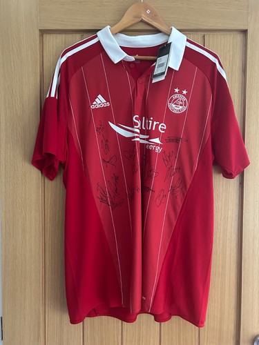 Aberdeen signed home shirt - fc,