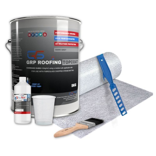 Fibreglass topcoat roof repair - fibreglass,