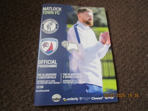 Matlock town derby county - matlock,