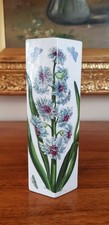 Uncommon Vintage Portmeirion The Botanic Garden Rare shape 7" Hexagonal vase