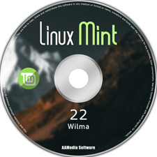 Linux Mint 22 Wilma 64bit All Versions Live Bootable DVD Linux Operating System