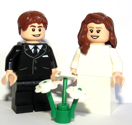 Lego bride groom minifigure - ,
