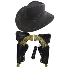 Cowboy set double holster - double,
