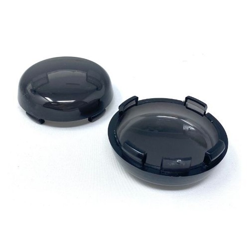 Indicator lense bullet - lense, smoked