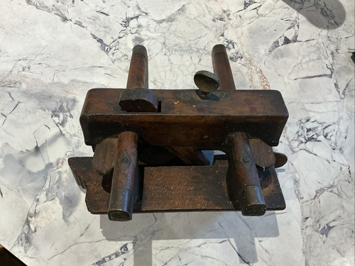 Vintage wooden plough - plough, plane