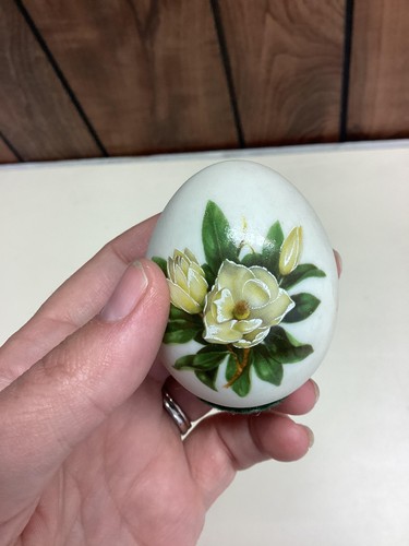 Hand painted floral decorative - painted,