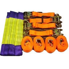 4x Orange - CAR TRAILER Soft