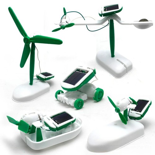 Solar robot kit diy - 6-in-1,