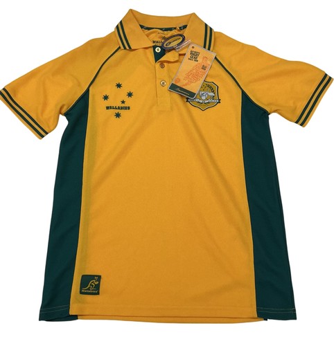 Wallabies rugby shirt yellow - wallabies,