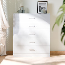 White Modern Bedside Table