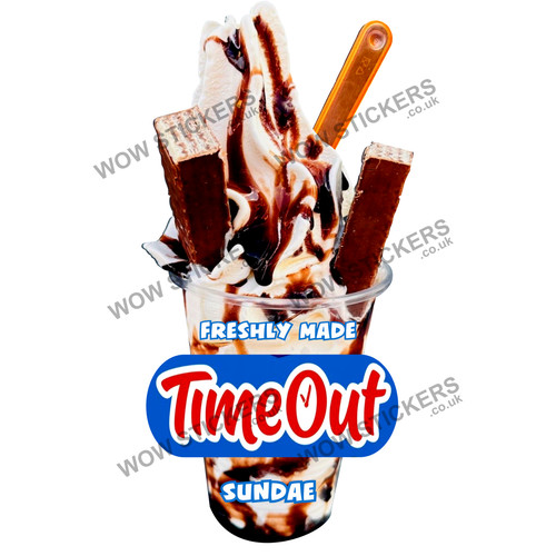 Timeout ice cream sundae - timeout,