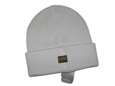 G STAR RAW Originals  Effo Cuff Beanie Hat Oyster Mush Grey