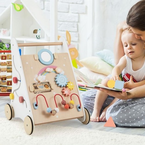 Wooden baby push walker - baby, for