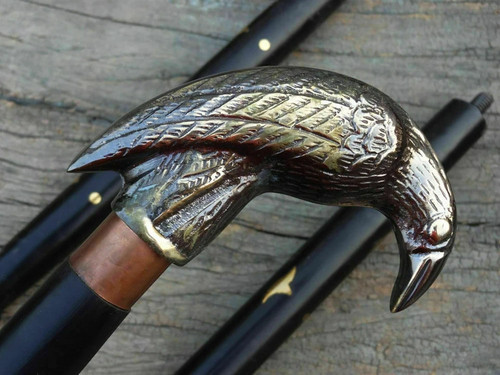 Black raven handle - black,