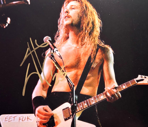 James hetfield signed - hetfield,