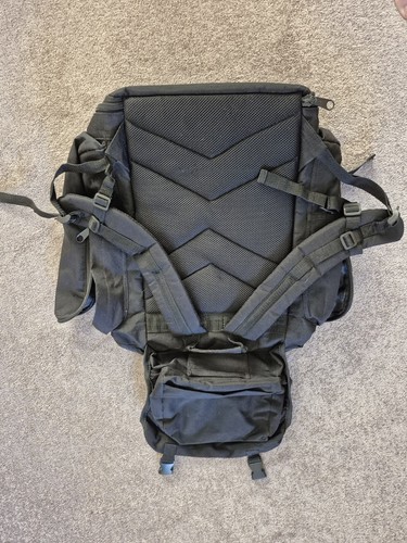 British army field pack black - british,
