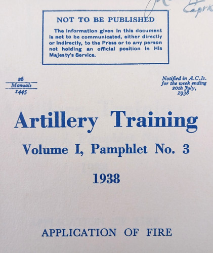 Ww2 british artillery manual - artillery,