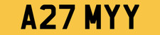 AMY 2 DIGIT NUMBER PLATE A27 MYY ALL FEES PAID AMIE AMI AMB AIMZ AME AIM AMELIA