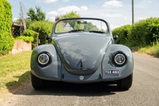 VW Beetle Classic 7" LED BLACK HALO x2 HEADLIGHTS DRL + INDICATOR DOT E MARKED